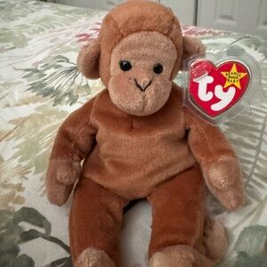 Ty Beanie Babies “Bongo” Monkey Plush